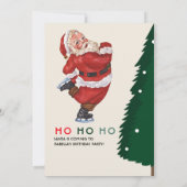 Kerstman komt Kinderen Verjaardag Gift Exchange Pa Kaart (Achterkant)