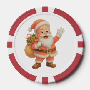 Kerstman komt naar de stad.. Met Salami! Poker Chips