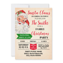 Kerstman komt naar kerstfeest