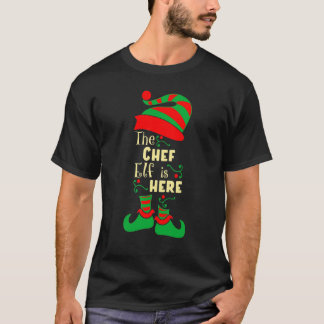 Kerstman Kook Elf Kerst Matching Familie Kerst T-shirt