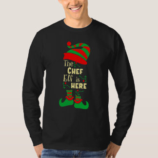 Kerstman Kook Elf Kerst Overeenkomende Familie Ker T-shirt