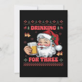 Kerstman Koppel Kerstmis  Bedankkaart (Voorkant)