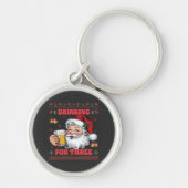 Kerstman Koppel Kerstmis Sleutelhanger (Voorkant)
