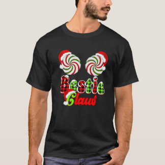 Kerstman Koppel Pepermunt Snoepstok Kerstmis T-shirt