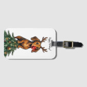Kerstman Korthals Bagagelabel (Voorkant (horizontaal))