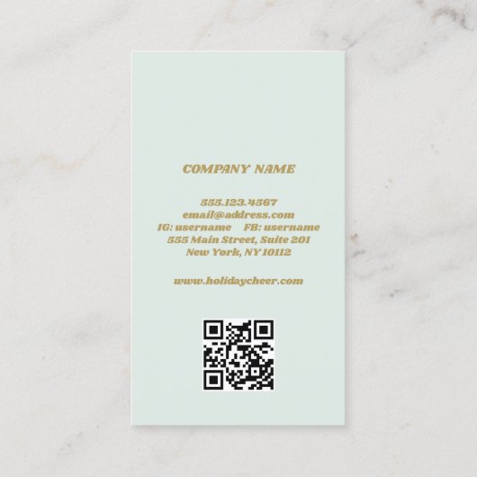 Kerstman Korting Coupon Promotionele (Achterkant)