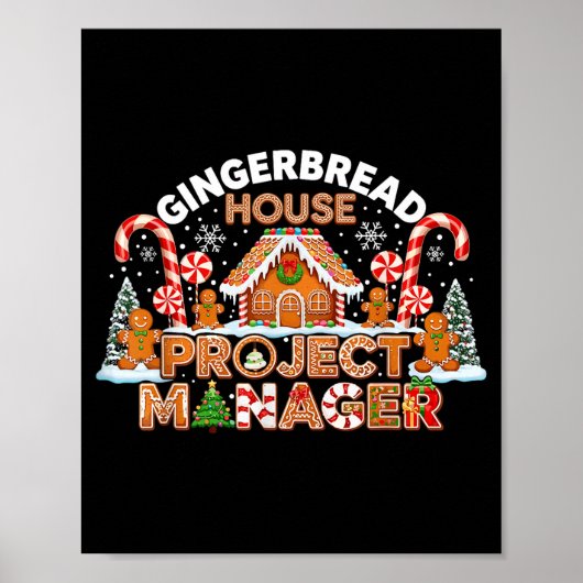 Kerstman Kostuum, Kersthuis Project Poster (Voorkant)