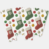 Kerstman Kous Bedankdoosjes (Ongevouwen)