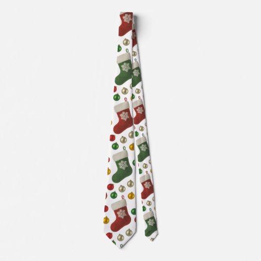 Kerstman Kous Stropdas (Voorkant)