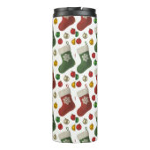 Kerstman Kous Thermosbeker (Achterkant)