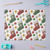 Kerstman Kous Tissuepapier (Craft)