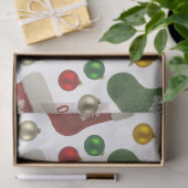 Kerstman Kous Tissuepapier (Geschenk)