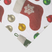 Kerstman Kous Tissuepapier (Detail)