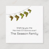 Kerstman Kousen Budget  Informatiekaartje (Achterkant)