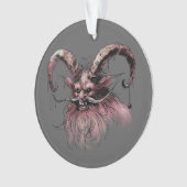 Kerstman Krampus Ornament (voorkant)