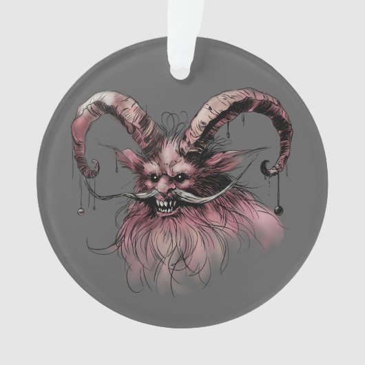 Kerstman Krampus Ornament (voorkant)