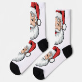 Kerstman Kunst Sokken (Links)