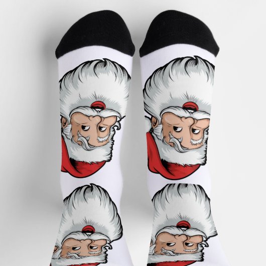 Kerstman Kunst Sokken (Top)