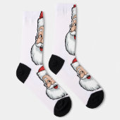 Kerstman Kunst Sokken (Rechts)