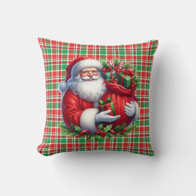 Kerstman Kussen (Voorkant)