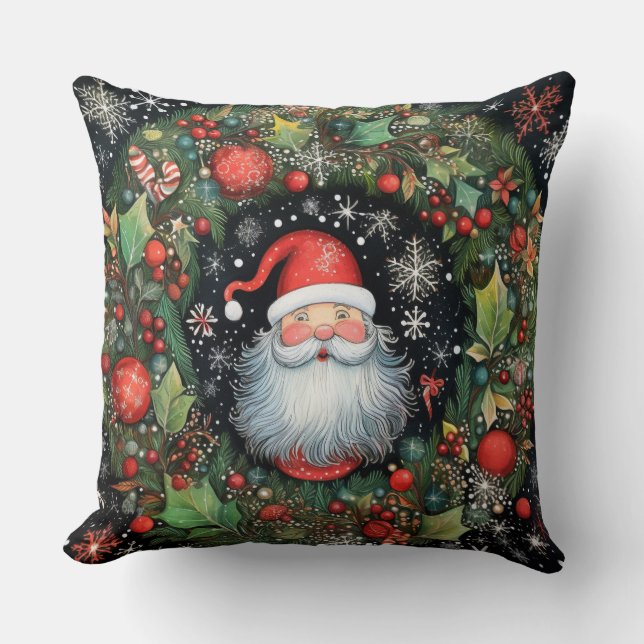 Kerstman Kussen (Voorkant)