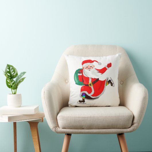 Kerstman Kussen (Stoel)