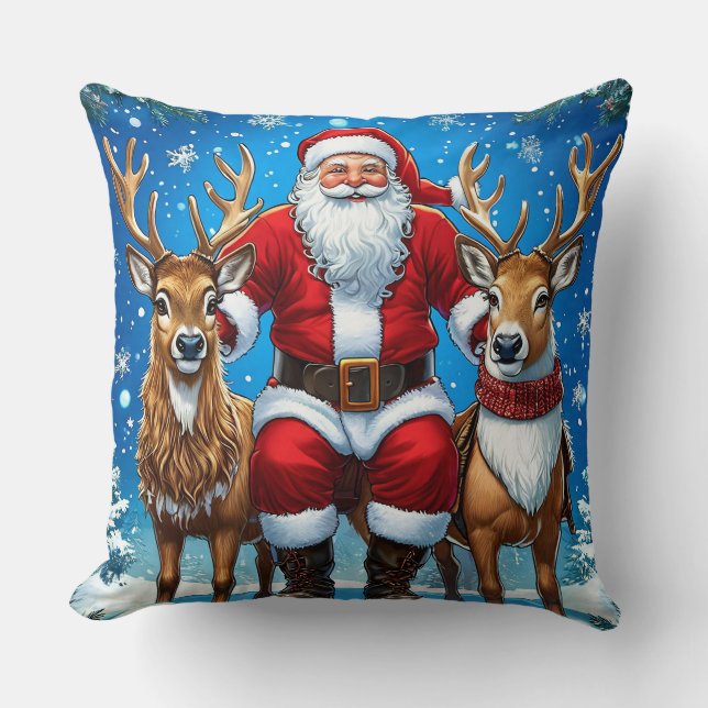 Kerstman Kussen (Voorkant)