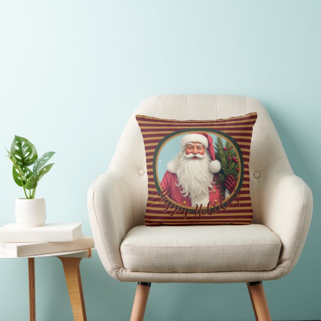 Kerstman Kussen (Stoel)