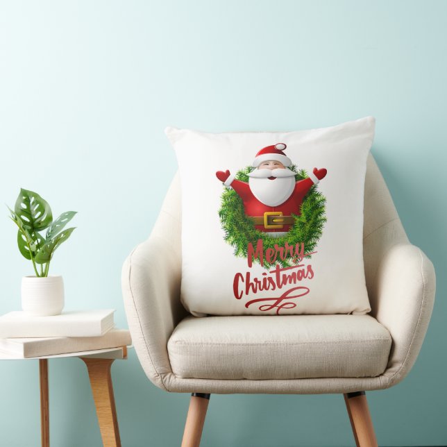 Kerstman Kussen (Stoel)