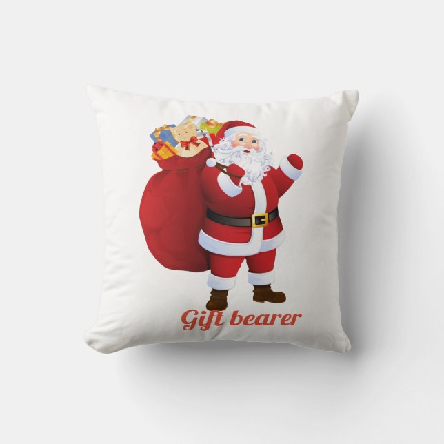 kerstman kussen (Voorkant)