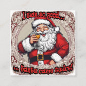 Kerstman kwam twee keer! informatiekaartje (Voorkant)