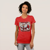 Kerstman kwam twee keer! t-shirt (Voorkant volledig)