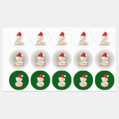 Kerstman Labels (Vel)
