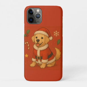 Kerstman Labrador Retriever Hond Schattige Kerstmi Case-Mate iPhone Case