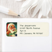  kerstman lacht kerst etiket (Insitu)