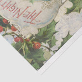  Kerstman, landschap in Robuust en muziek Tissuepapier (Detail)