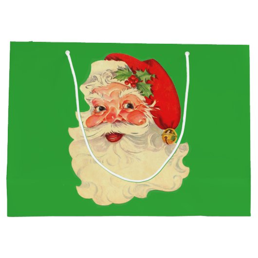  kerstman large cadeautasje (Achterkant)