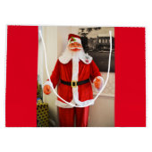 kerstman large cadeautasje (Achterkant)