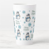 Kerstman Latte Mok (Voorkant)