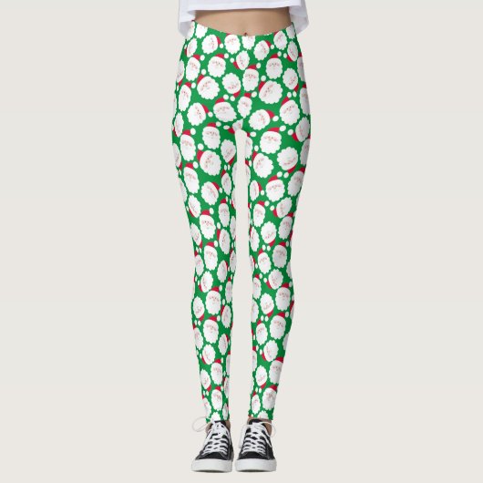 kerstman leggings (Voorkant)