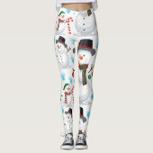 Kerstman Leggings (Voorkant)