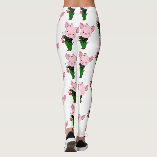 kerstman leggings (Achterkant)