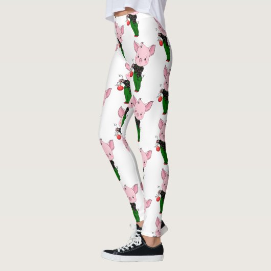 kerstman leggings (Links)