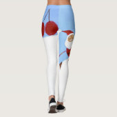 Kerstman leggings (Achterkant)