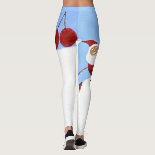 Kerstman leggings (Achterkant)