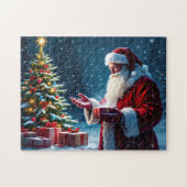 Kerstman Legpuzzel (Horizontaal)