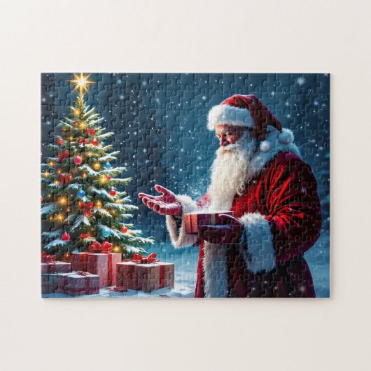 Kerstman Legpuzzel (Horizontaal)