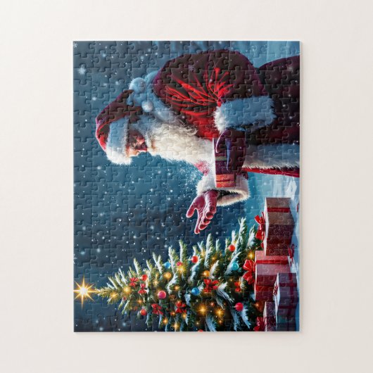 Kerstman Legpuzzel (Verticaal)