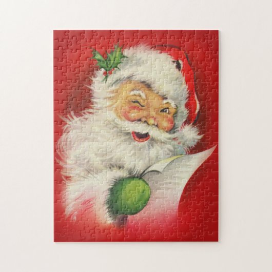  kerstman legpuzzel (Verticaal)
