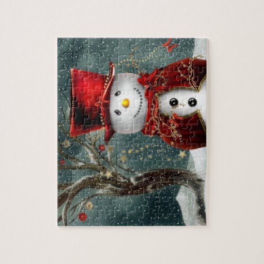 Kerstman Legpuzzel (Verticaal)